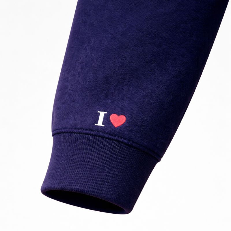 Love Hoodie – Bleu marine/crème