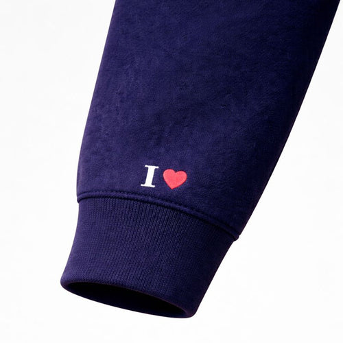 Love Hoodie – Bleu marine/crème